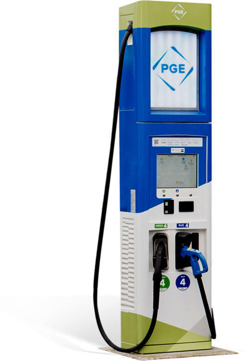 Image of a PGE Charging Station